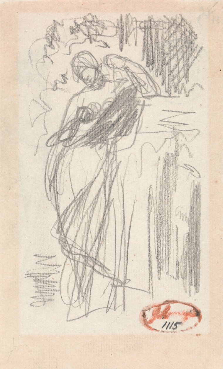 ayakta kadın by George Romney