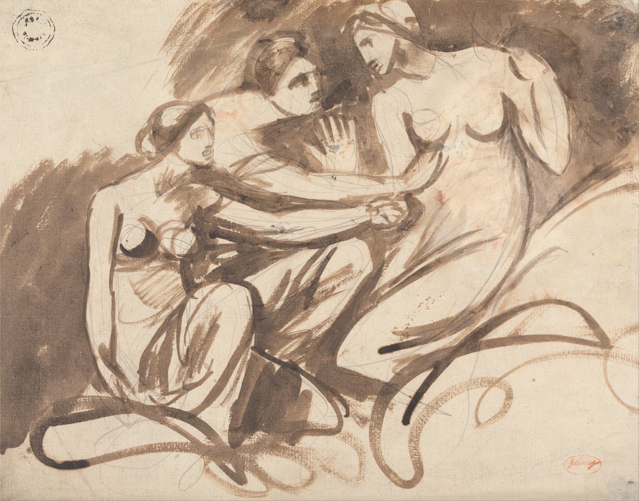 Üç Genç Cadılar by George Romney