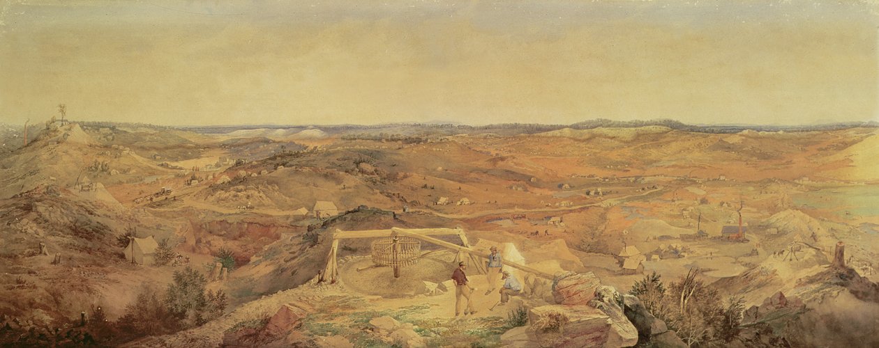 Eski Bendigo, 1857 by George Rowe