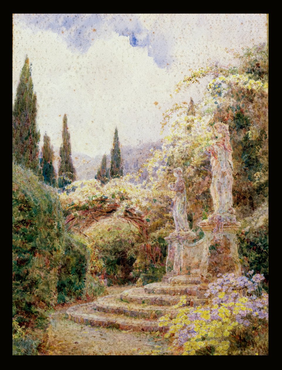 Flora ve Pomona, Villa Arson, Nice by George Samuel Elgood