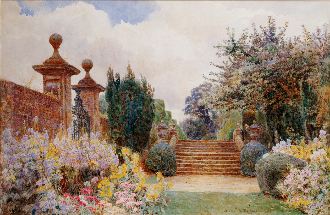 Teras Basamakları, Penshurst, 1903 by George Samuel Elgood