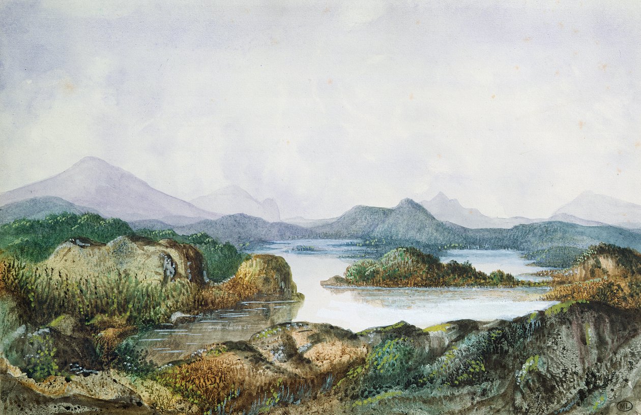 Göl Manzarası by George Sand