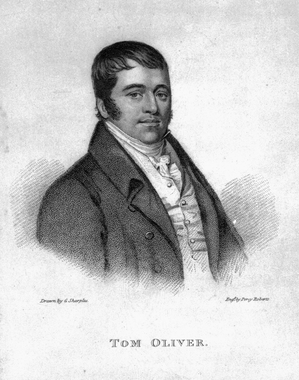 Percy Roberts tarafından kazınmış Tom Oliver by George Sharples