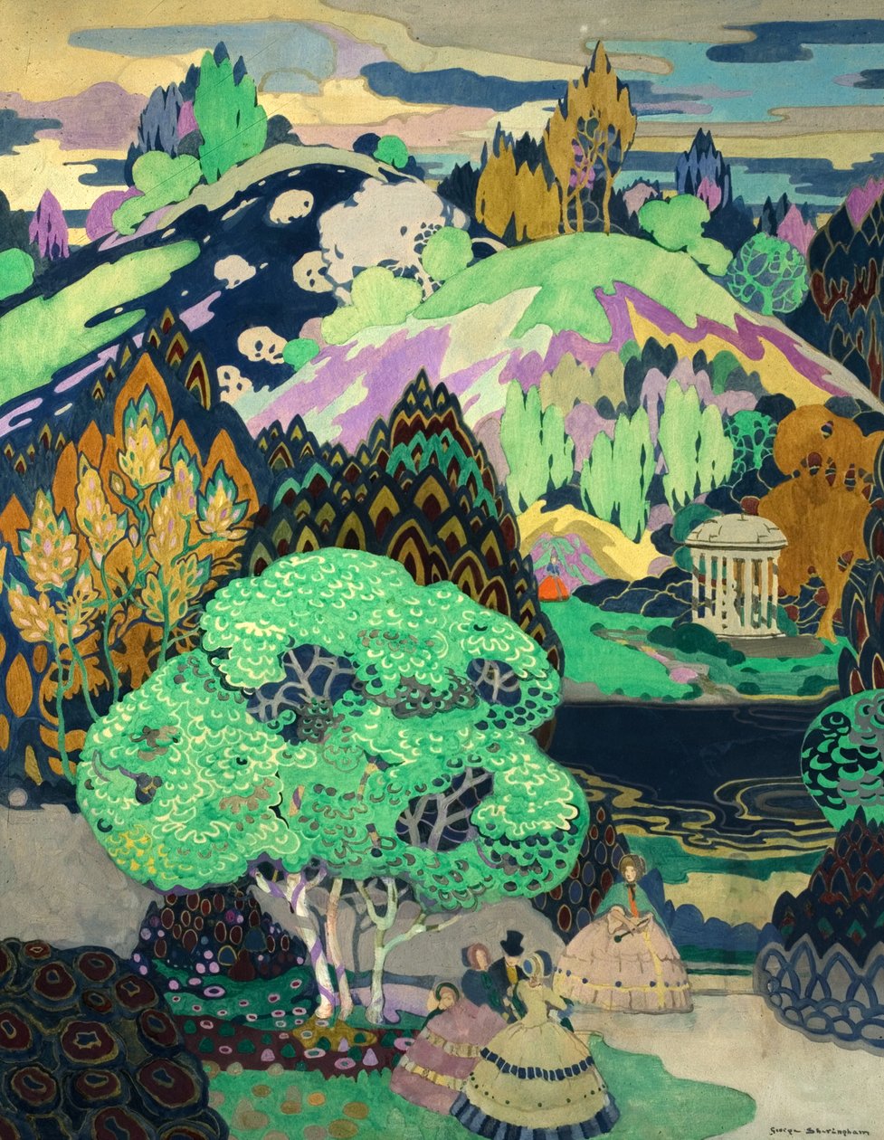 Ipswich Park, 1919 (kağıt üzerinde sıcaklık) by George Sheringham