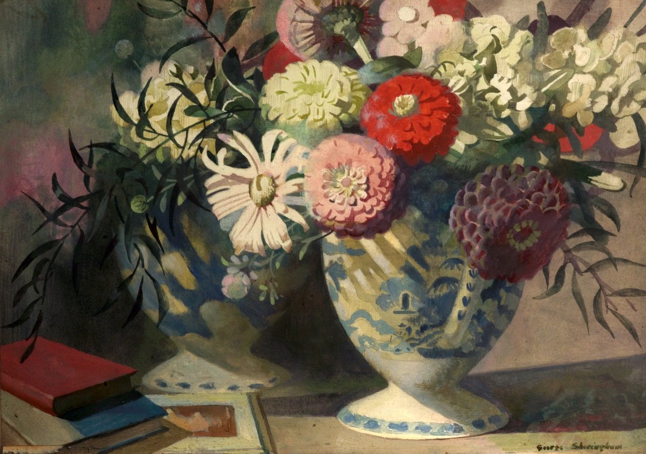 Yansımalar (ahşapta tempera) by George Sheringham