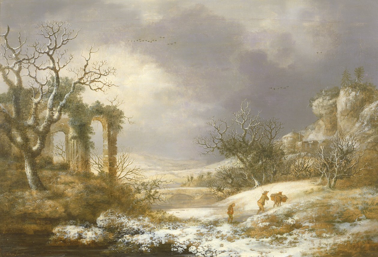Kış Manzarası, c.1750-60 by George Smith