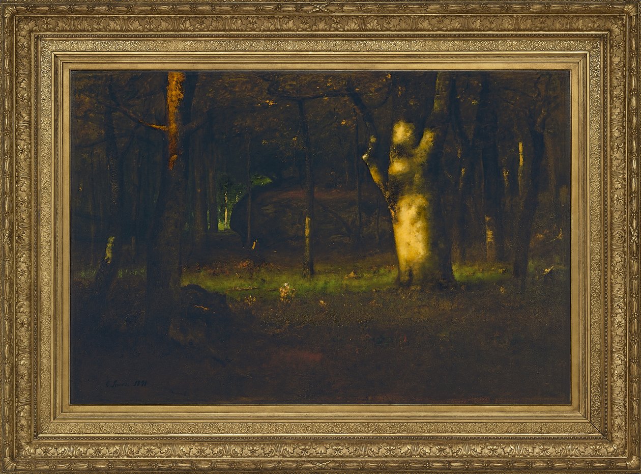 Ormanda Gün Batımı, 1891 by George Inness