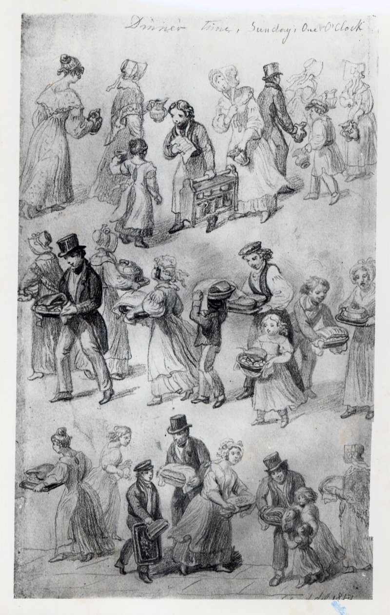 Akşam Yemeği Teslimi, 1841 by George Snr Scharf