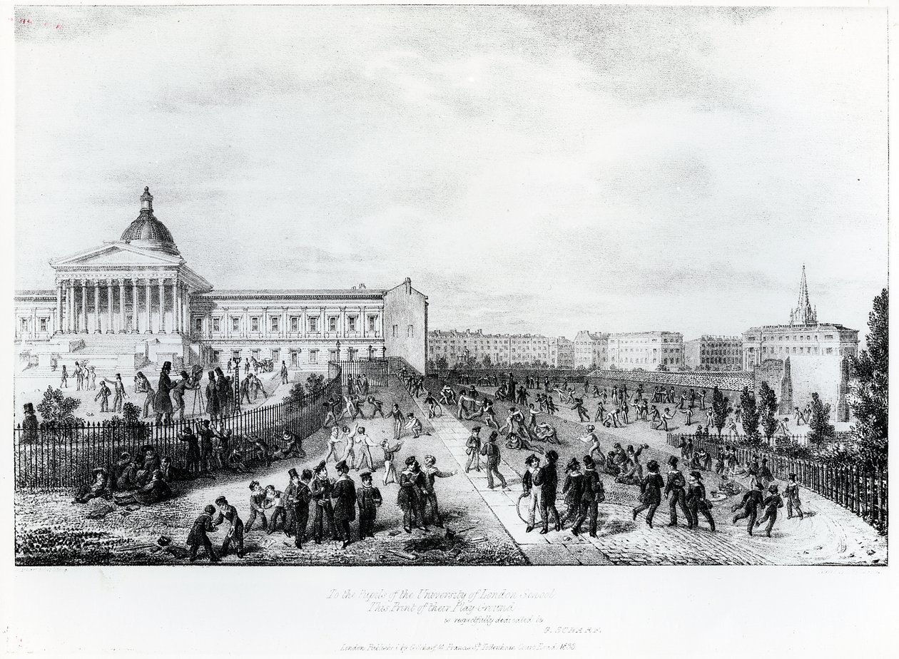 Üniversite Koleji Okulu, Londra, 1835 by George Snr Scharf