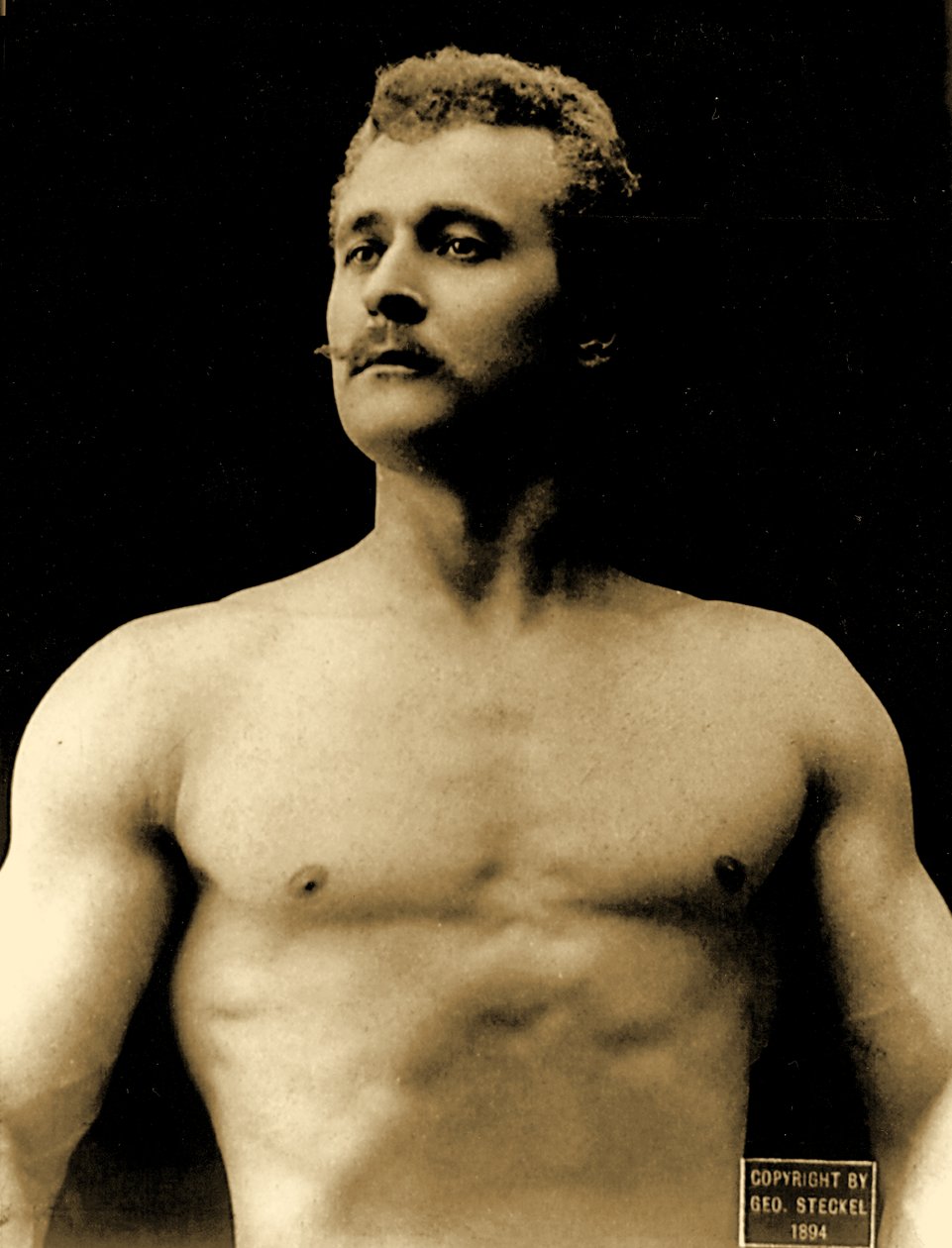 Eugen Sandow, c.1894 by George Steckel