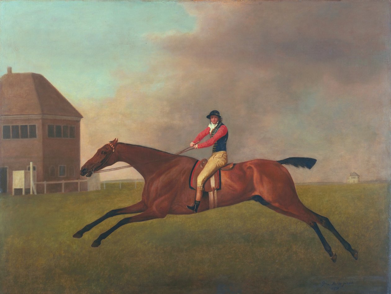 Sam Chifney Up ile Baronet, 1791 by George Stubbs