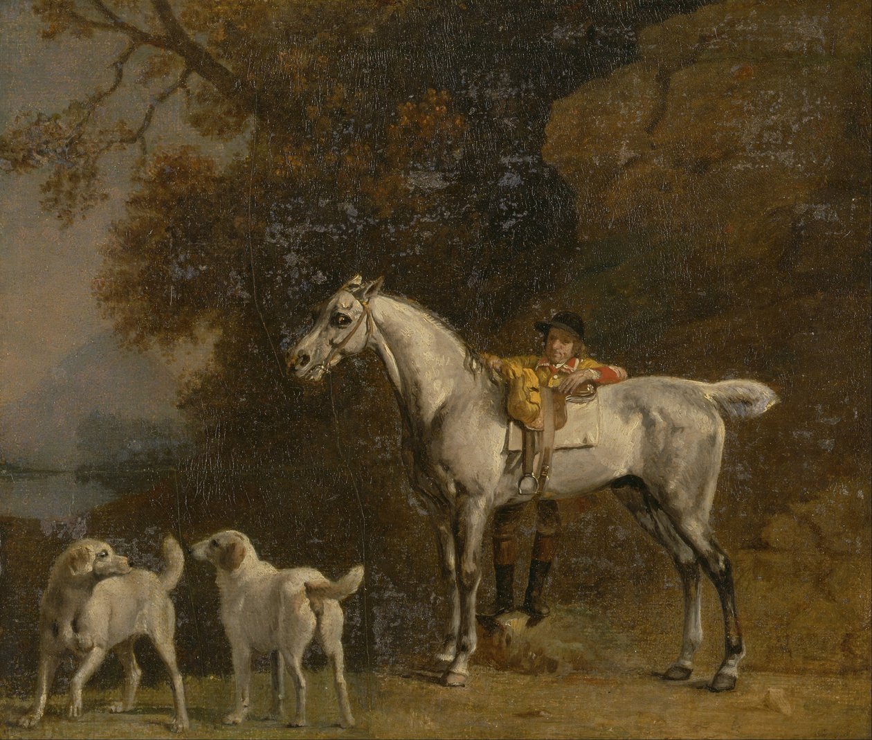 Charleton Hunt ile 3. Richmond Dükü için veya sonrasında yapılan çalışmalar by George Stubbs