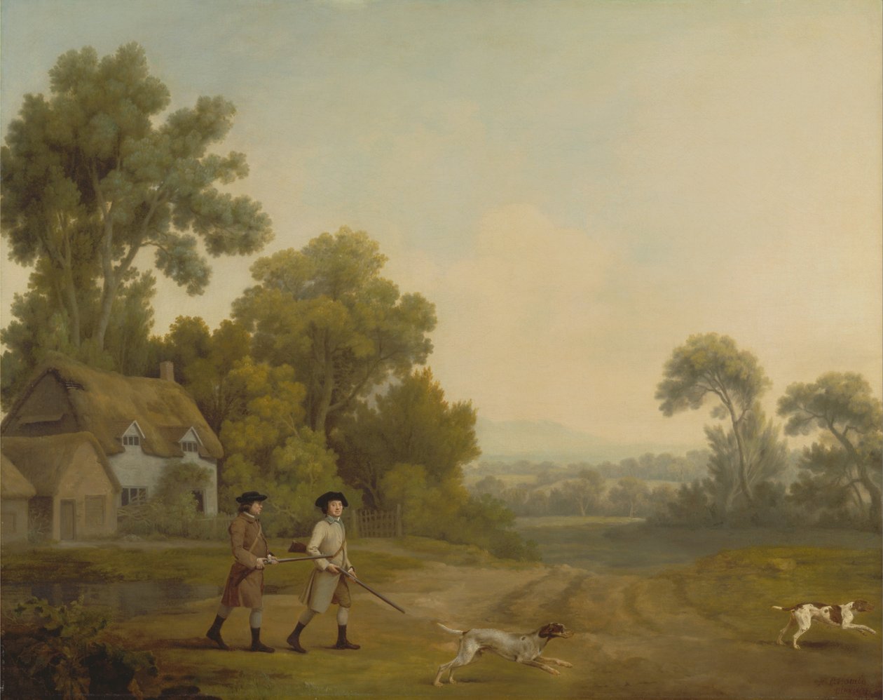 İki Beyler Ateşe Gidiyor by George Stubbs