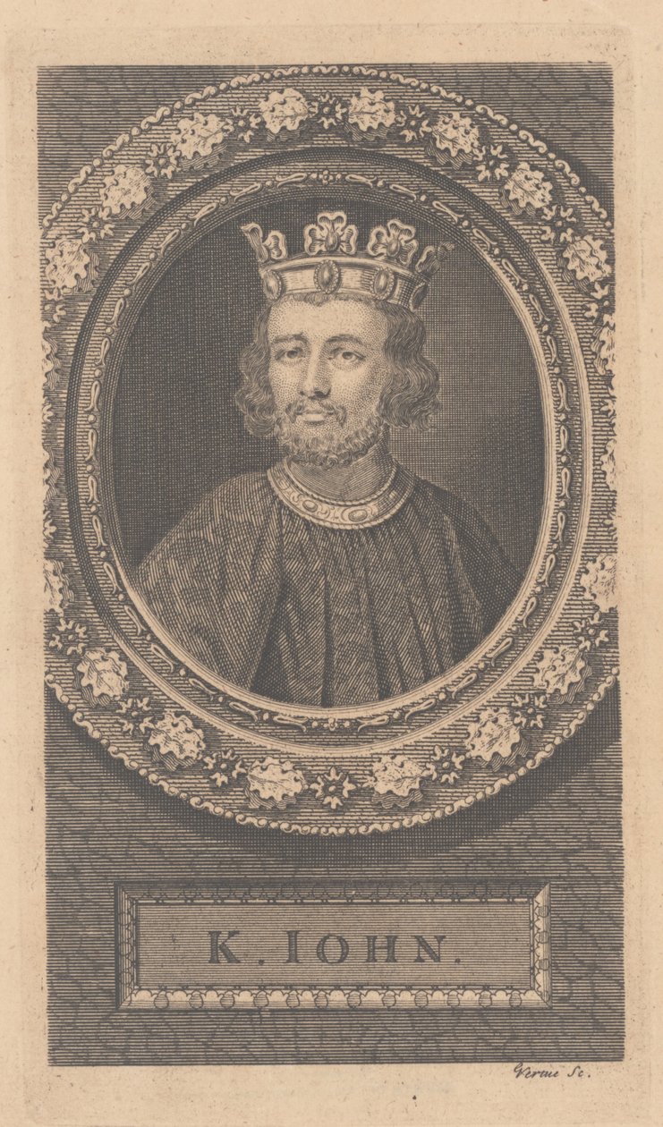 John, İngiltere Kralı by George Vertue