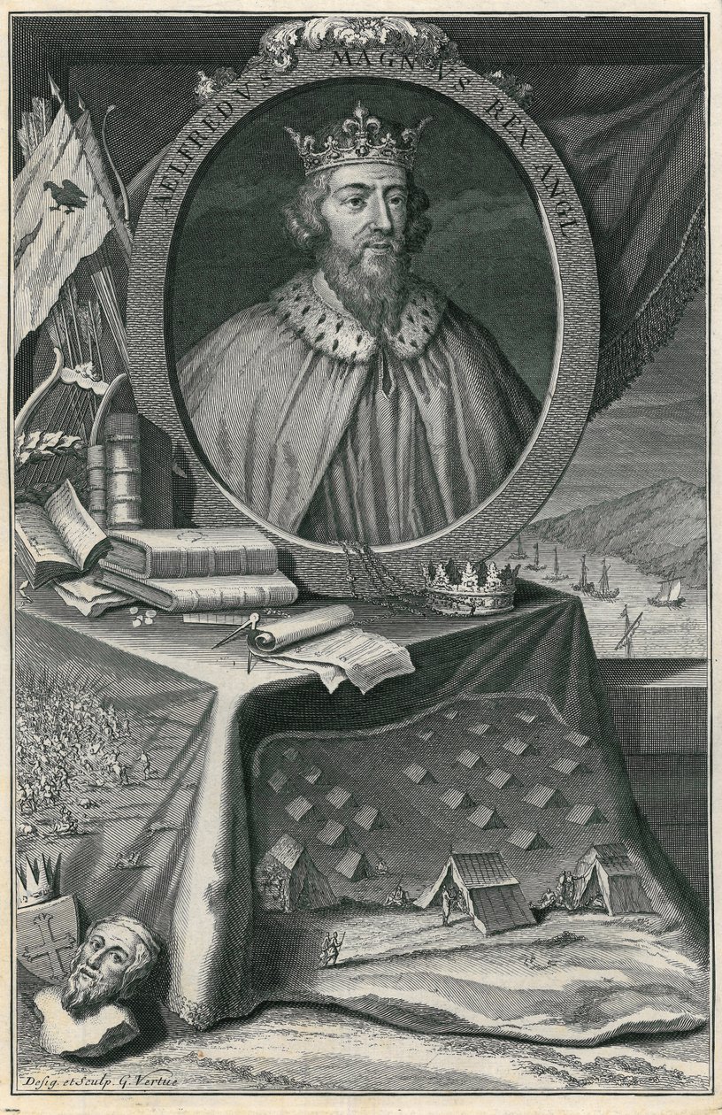 Kral Alfred by George Vertue