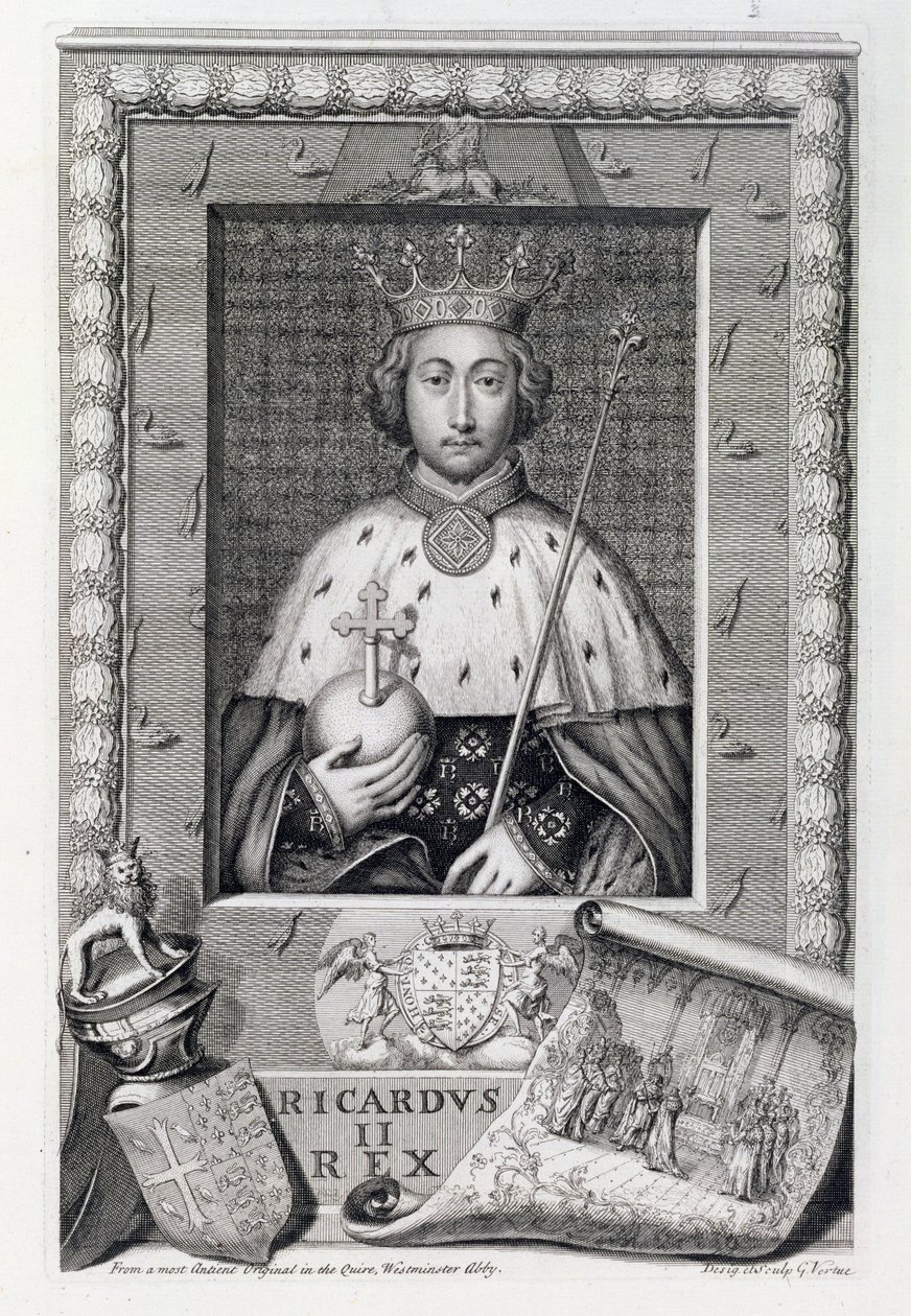 Richard II (1367-1400) İngiltere Kralı 1377-99, Westminster Abbey
