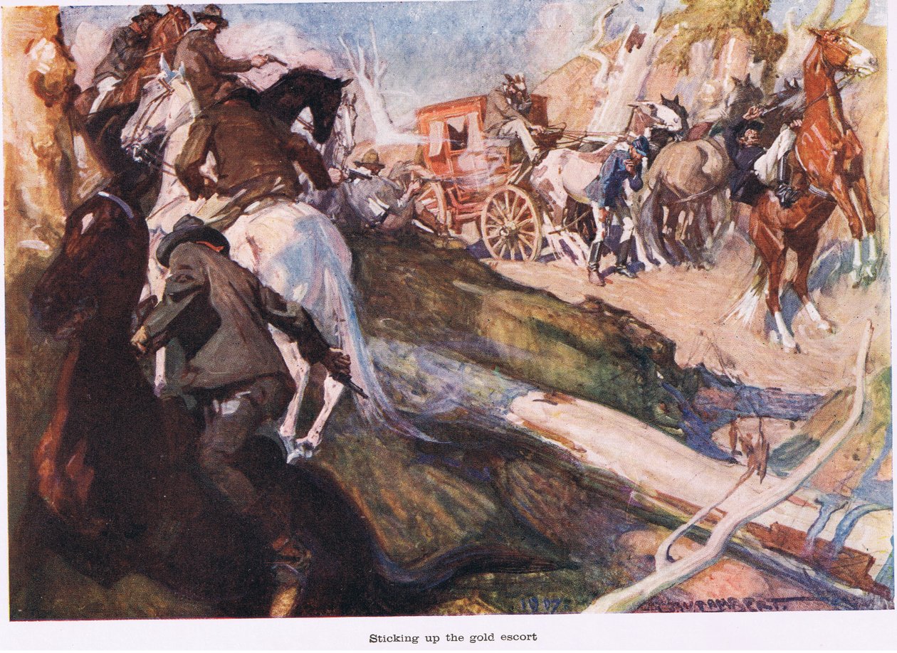 altın eskort kadar sopa by George Washington Lambert