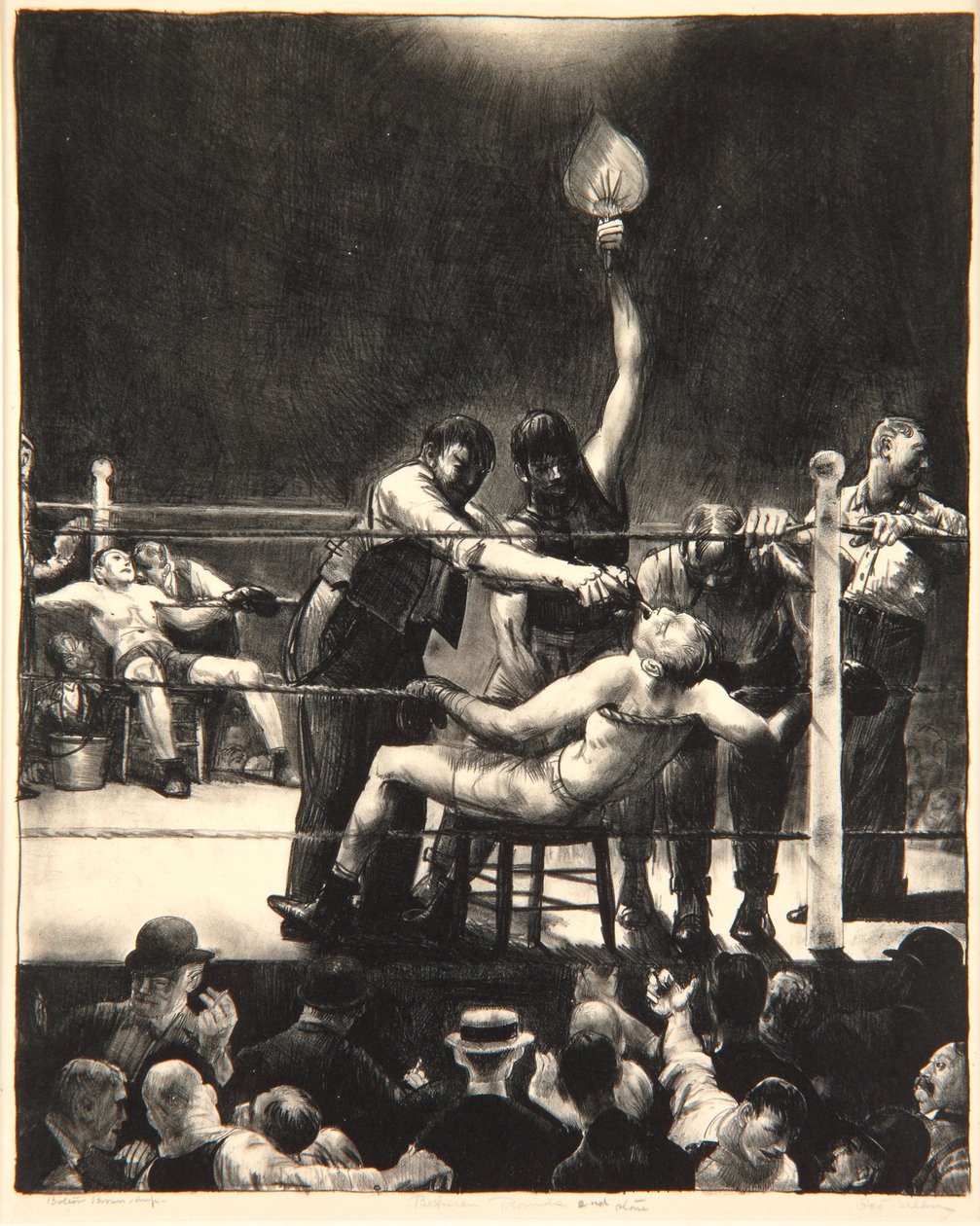 Mermi Arası, Küçük, İkinci Taş, 1923 by George Wesley Bellows
