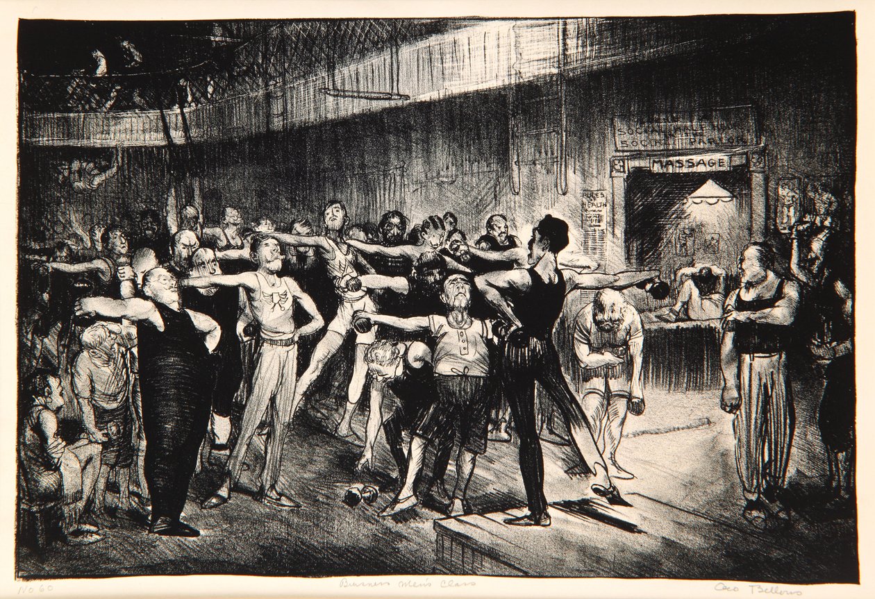 Business-Erkekler Sınıfı, 1916 by George Wesley Bellows