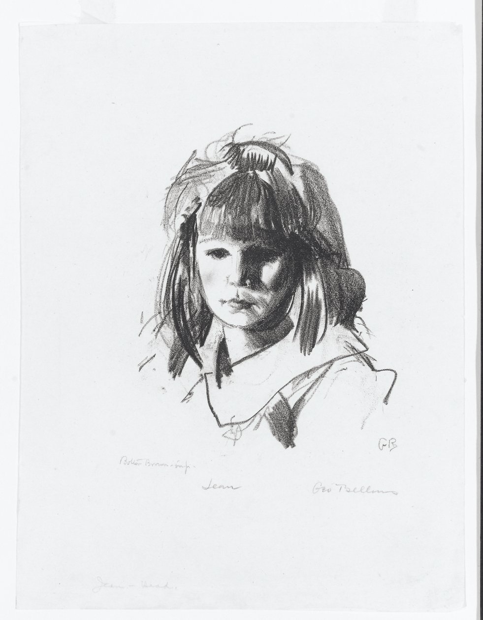 Jean 1921, İlk Taş, 1921 by George Wesley Bellows