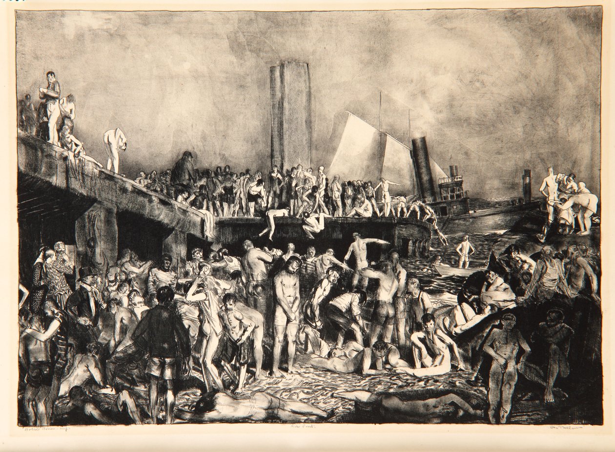 Nehir-Ön, 1923-24 by George Wesley Bellows