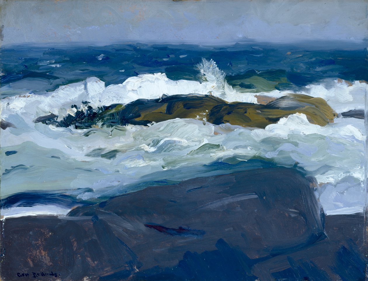 Kaya Resifi, Maine, 1913 by George Wesley Bellows