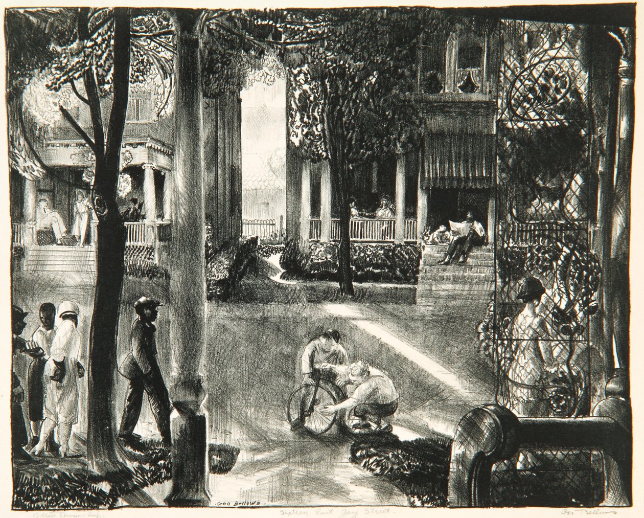 ಹದಿನಾರು ಈಸ್ಟ್ ಗೇ ಸ್ಟ್ರೀಟ್, 1923-24 ಟರ್ಕ್ by George Wesley Bellows