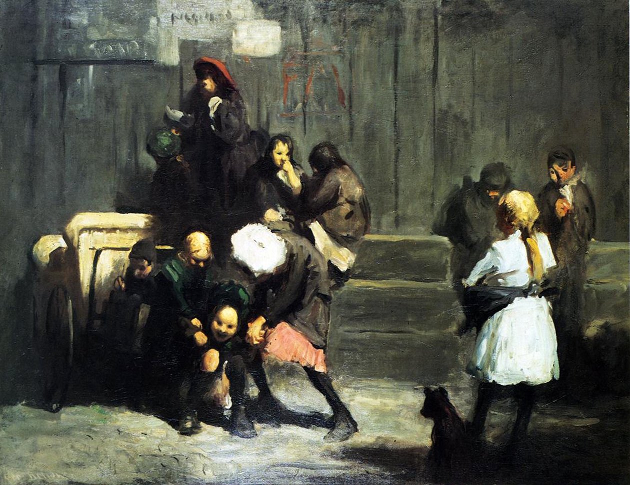 Sokak Çocukları, 1906 by George Wesley Bellows