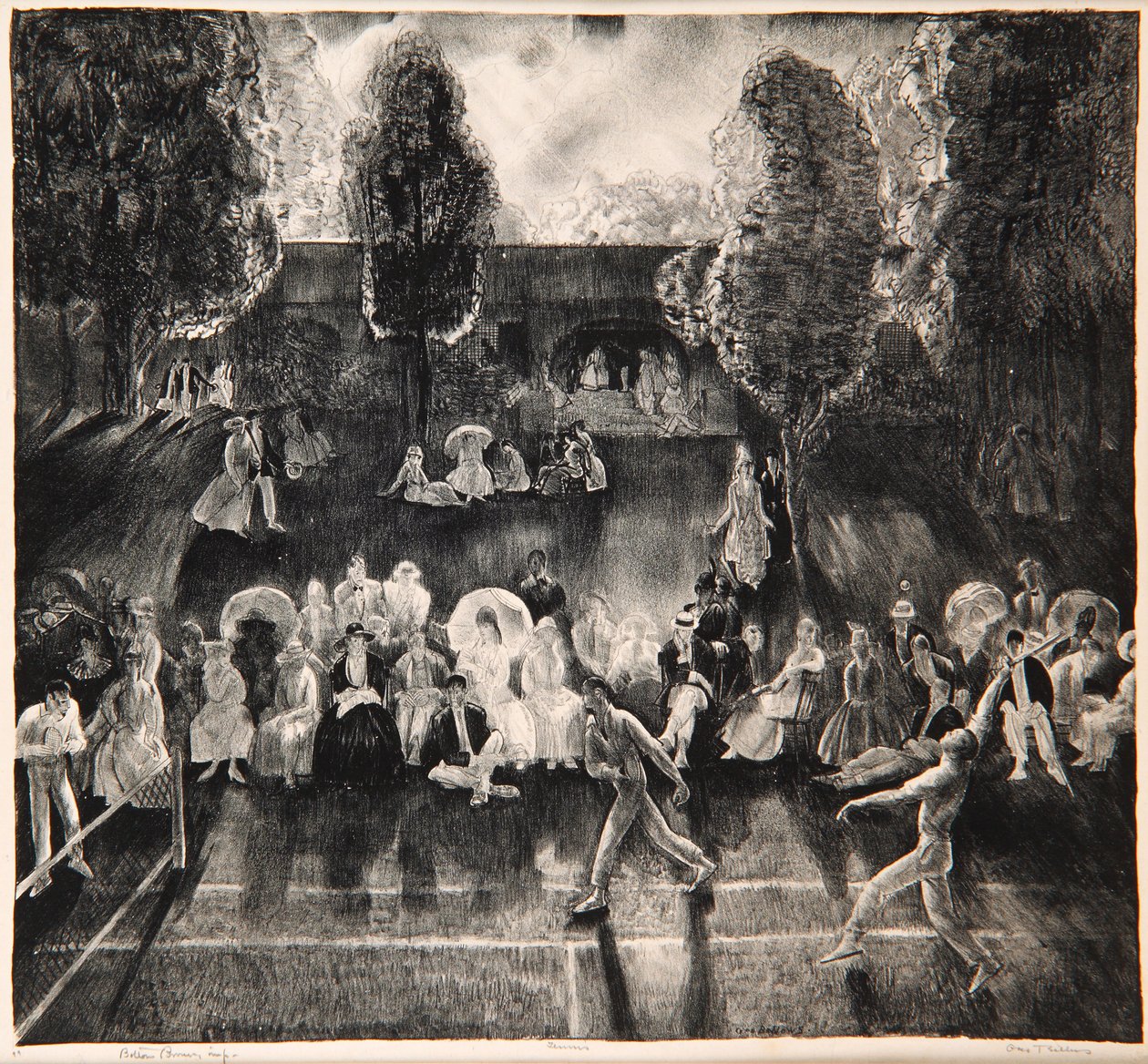 Tenis, 1920 by George Wesley Bellows