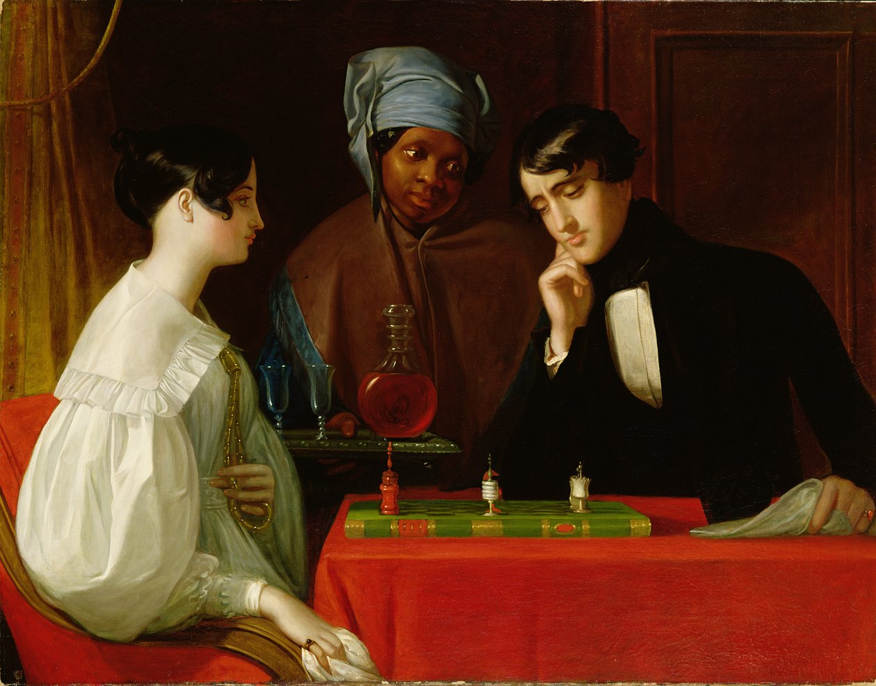 Satranç Oyuncuları, c.1836 by George Whiting Flagg