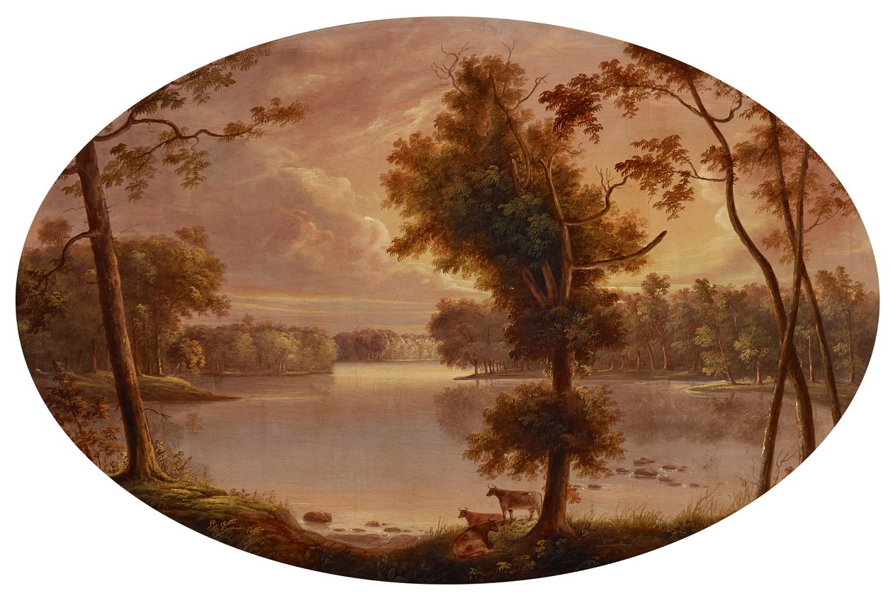 Manzara (muhtemelen Lafayette, Indiana yakınlarında) by George Winter