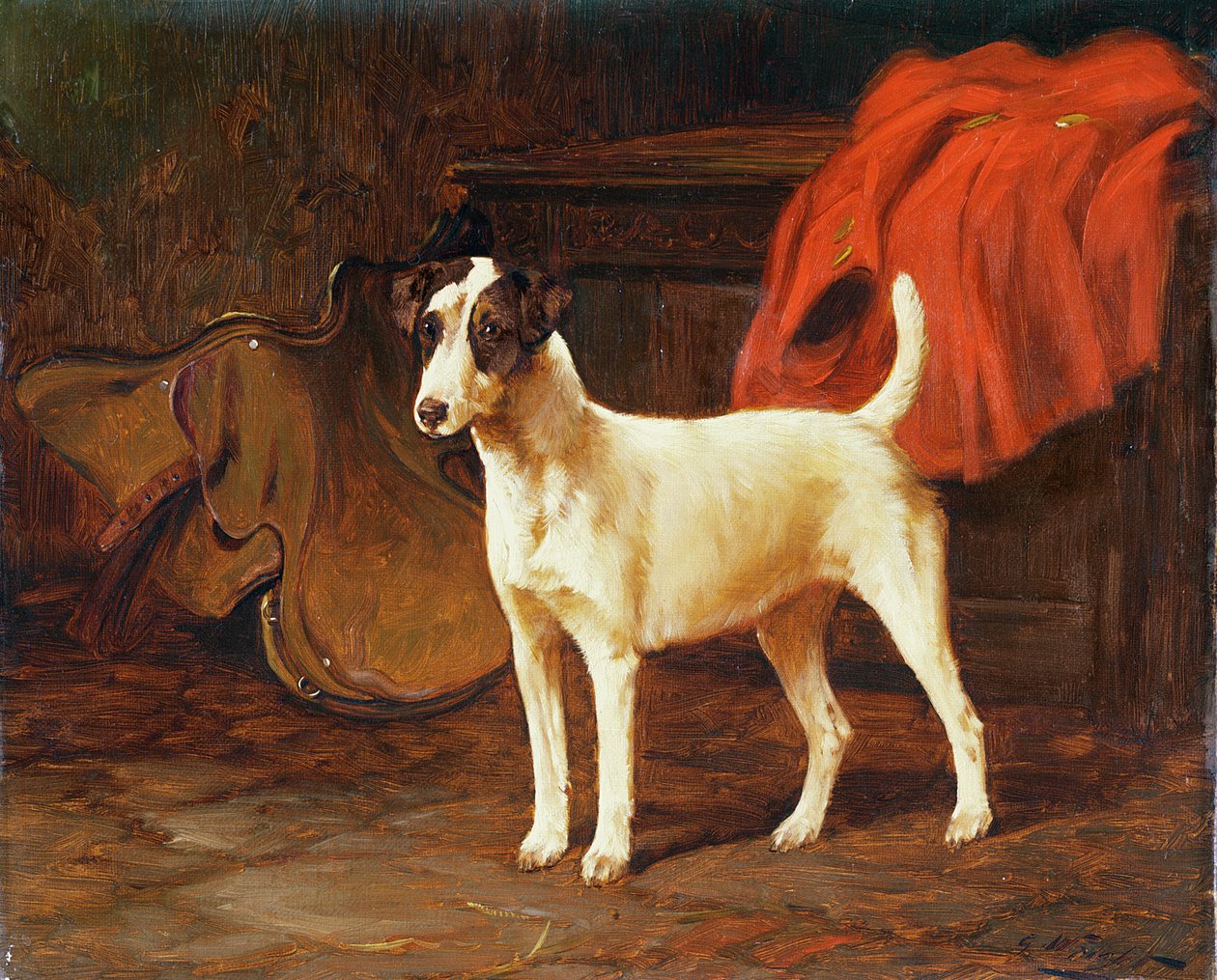 Ahırda Tilki Teriyeri by George Wright