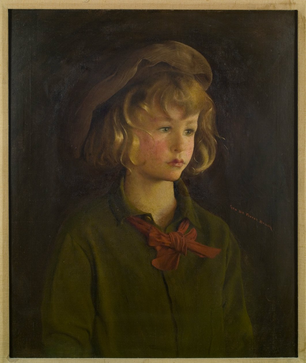 Çocuğun kafası by George de Forest Brush or Brusch