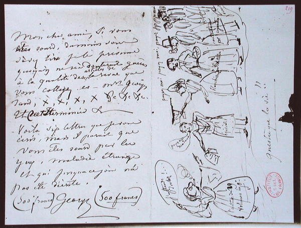 Fonds Lovenjoul E858 Ms 937 1.219 George Sand