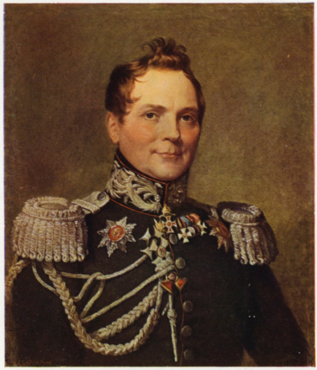 General Toll (renkli lito) by George (after) Dawe