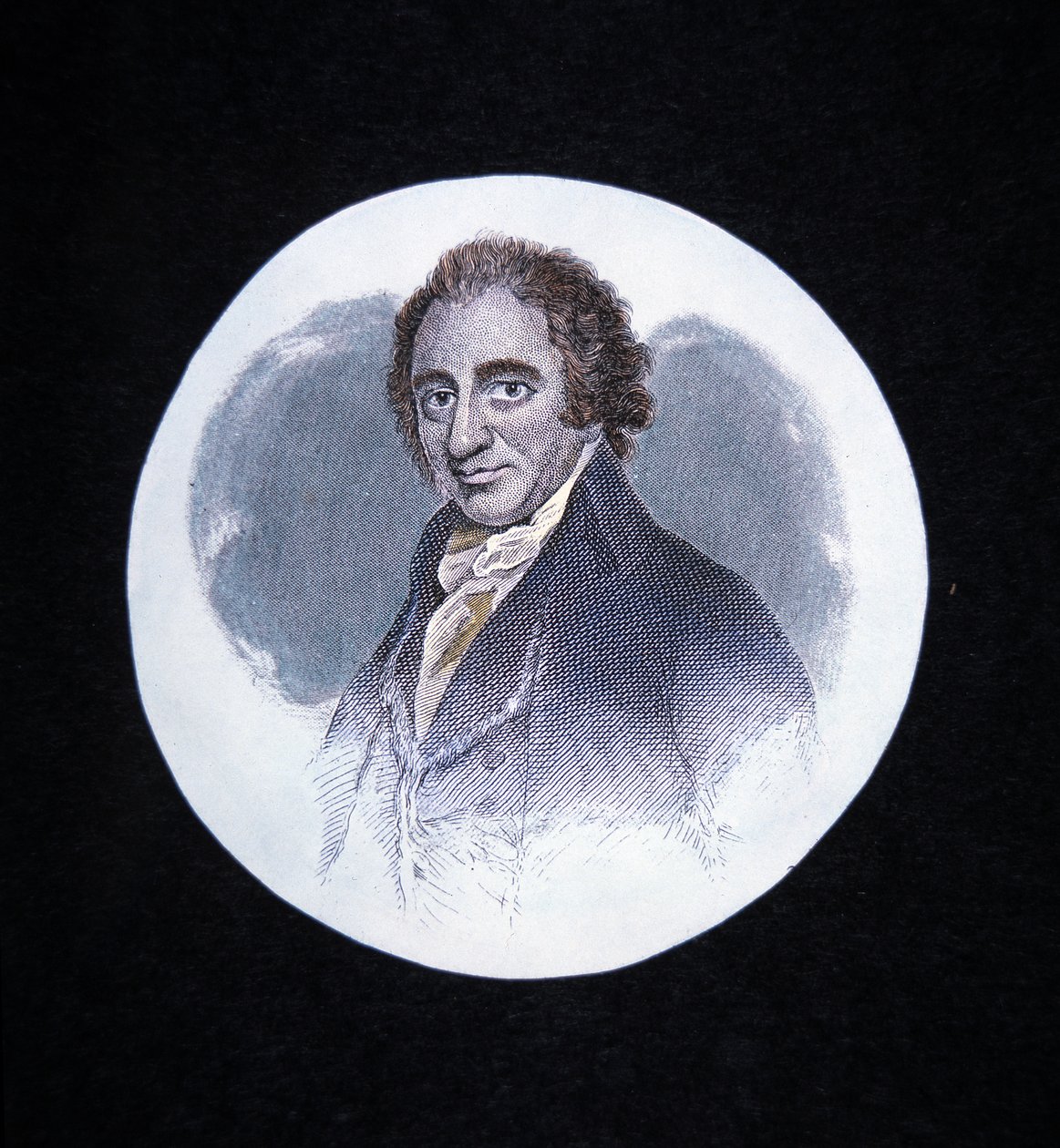 Thomas Paine (renkli taş) by George (after) Romney