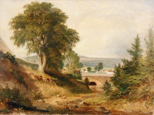 Dereyi Geçen Kanal Su Kemeri, 1840-49 dolayları (tuval üzerine yağlı boya) by George (attr.) Harvey