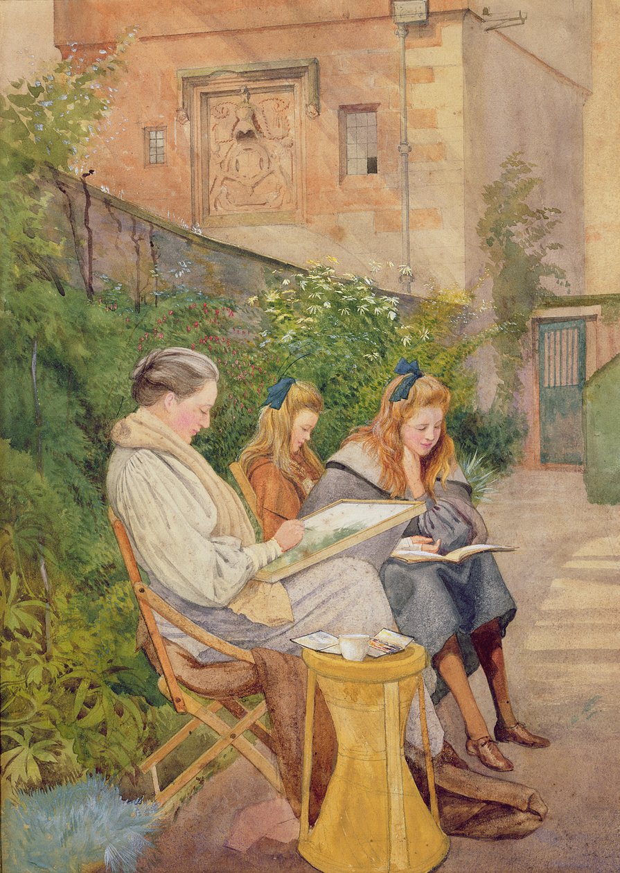 Sanatçının Kızı ve Torunları by George, 9th Earl of Carlisle Howard