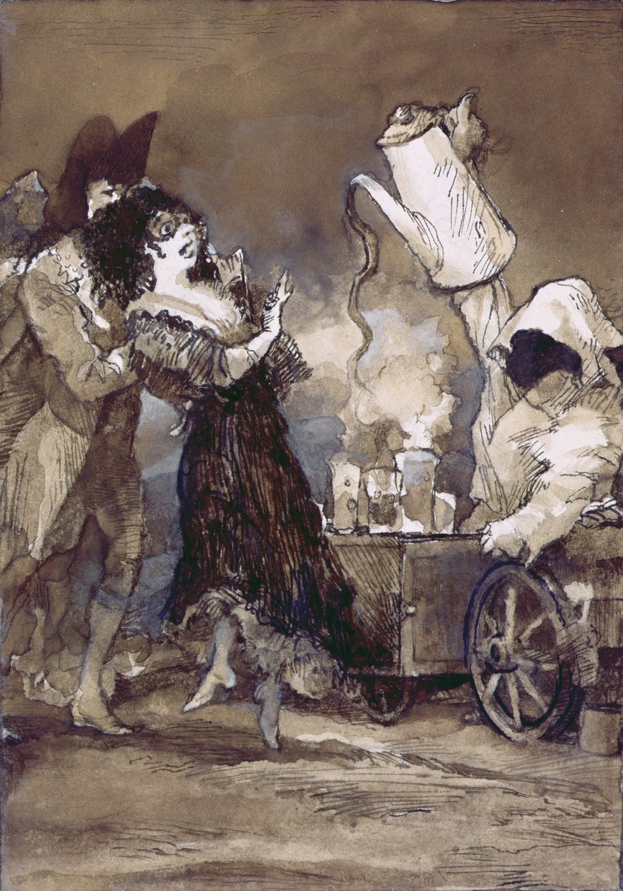 Cafe con leche caliente (Goya