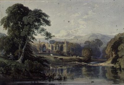Bolton Manastırı, 19. yüzyıl by George Arthur Fripp