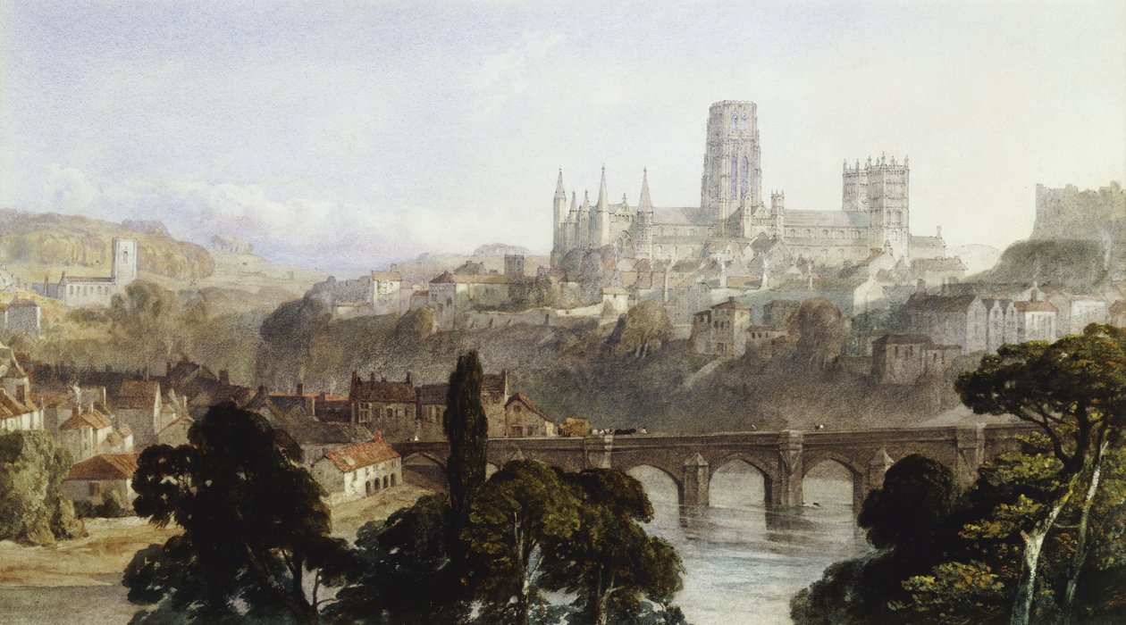 Durham Katedrali, 1846 by George Arthur Fripp