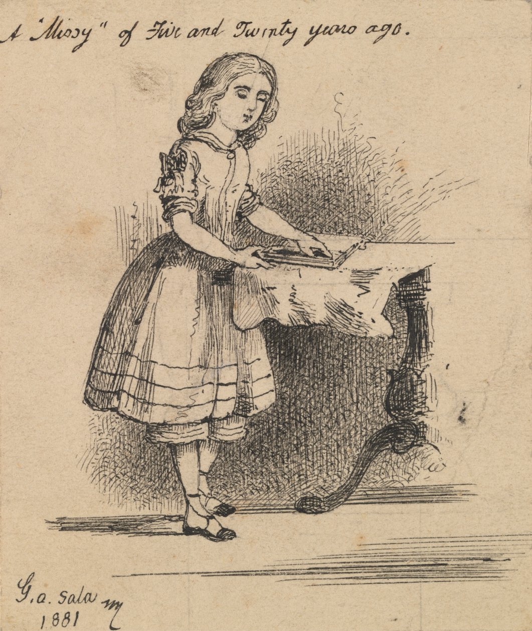 Beş ve Yirmi yıl önce bir Missy by George Augustus Sala