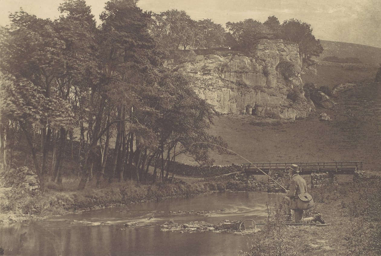[Izaak Walton'ın The Compleat Angler'ından levha], 1880'ler, 1888'de basıldı, 1880'lerde, 1888'de basıldı. by George Bankart