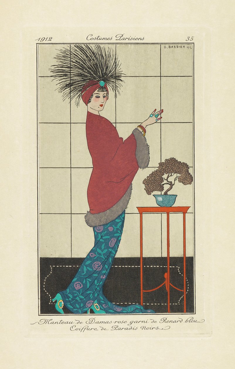 Bayanlar ve Moda Dergisi, 1912. by George Barbier