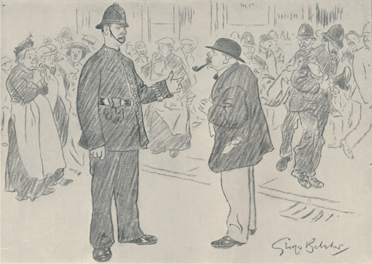 Polis ve İnsanlar, 1920 by George Belcher