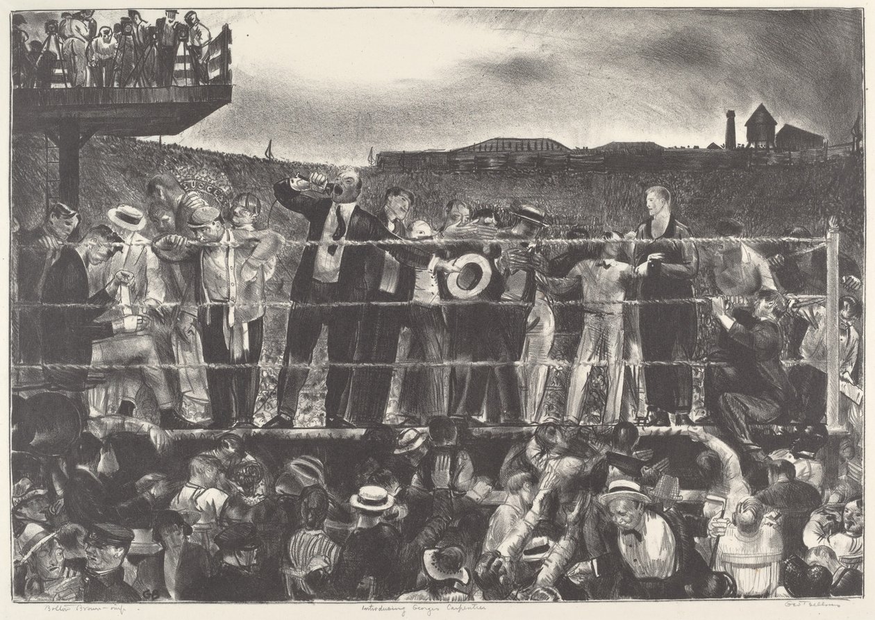 Georges Carpentier ile tanışın by George Bellows