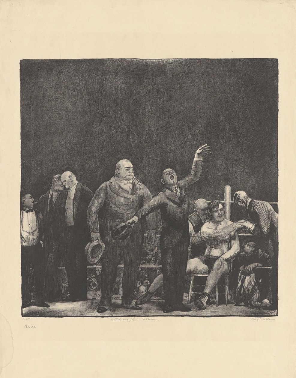 John L. Sullivan ile tanışın by George Bellows