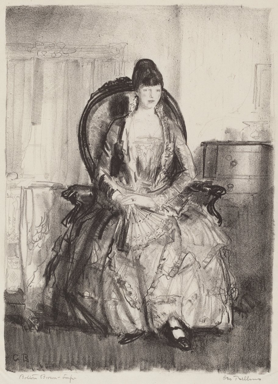 Fanlı Bayan by George Bellows