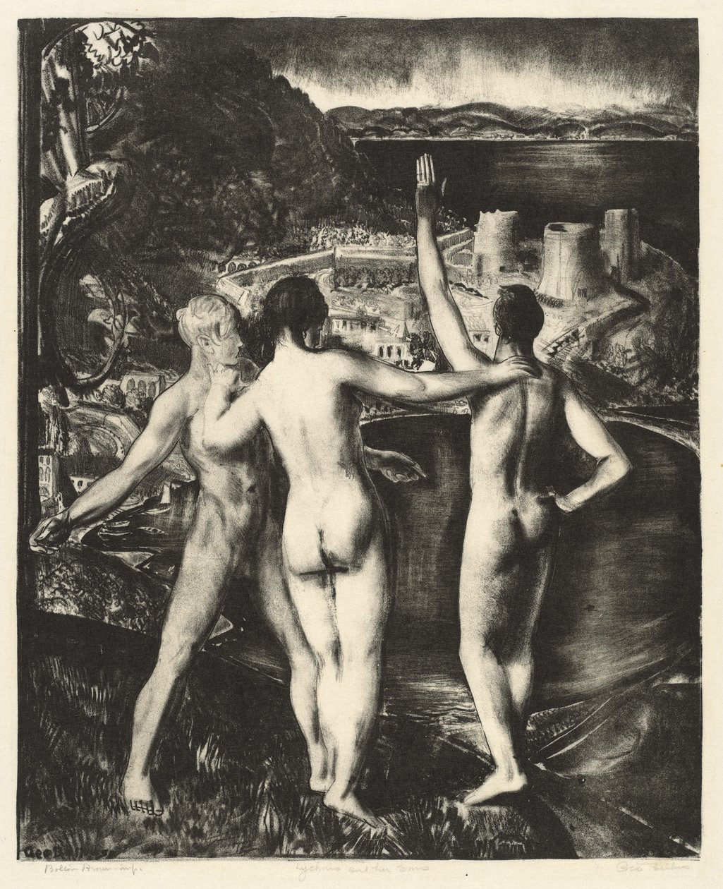 Lychnis ve Oğulları by George Bellows