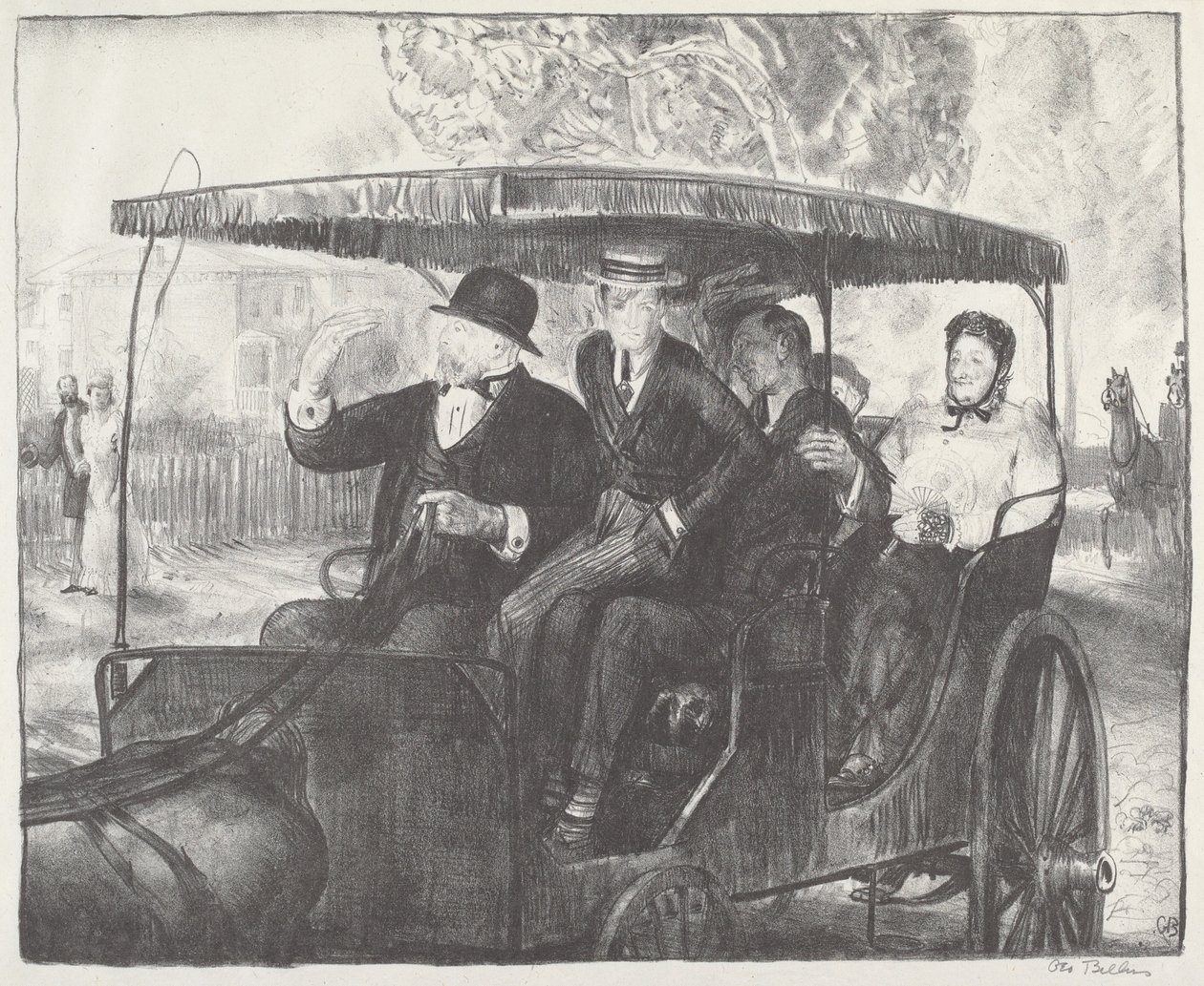 Pazar 1897 by George Bellows